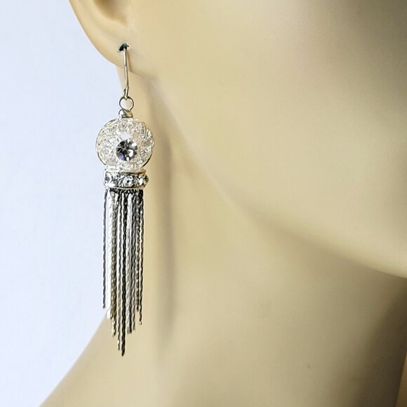 Boho Chic Dangle Fringe Tassel Earrings - Picture 13 of 15